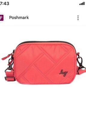 New Lug coupe coral pink bag